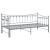 Cadru pat canapea extensibilă, gri, 90x200 cm, metal GartenMobel Dekor