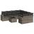 Set canapele de grădină, 9 piese, cu perne, gri, poliratan GartenMobel Dekor