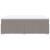 Pat continental cu saltea gri taupe 140x200 cm material textil GartenMobel Dekor