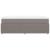 Pat box spring cu saltea, gri taupe, 90x190 cm, textil GartenMobel Dekor