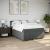 Pat box spring cu saltea, gri închis, 140x200 cm, textil GartenMobel Dekor