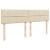 Pat box spring cu saltea, crem, 200x200 cm, textil GartenMobel Dekor