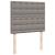 Pat box spring cu saltea, gri taupe, 120x200 cm, textil GartenMobel Dekor