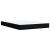 Pat box spring cu saltea, negru, 140x190 cm, textil GartenMobel Dekor