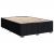 Pat box spring cu saltea, negru, 140x190 cm, textil GartenMobel Dekor