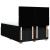 Pat box spring cu saltea, negru, 140x200 cm, textil GartenMobel Dekor