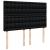 Pat box spring cu saltea, negru, 140x200 cm, textil GartenMobel Dekor