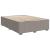 Pat continental cu saltea gri taupe 140x200 cm material textil GartenMobel Dekor