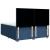 Pat box spring cu saltea, albastru, 200x200 cm, textil GartenMobel Dekor