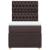Pat box spring cu saltea, maro închis, 80x200 cm, textil GartenMobel Dekor