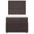 Pat box spring cu saltea, maro închis, 90x190 cm, textil GartenMobel Dekor