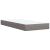 Pat box spring cu saltea, gri taupe, 90x190 cm, textil GartenMobel Dekor
