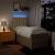 Pat box spring cu saltea, crem, 90x190 cm, textil GartenMobel Dekor