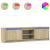 Dulap TV cu LED, stejar sonoma, 180x34x50 cm, lemn prelucrat GartenMobel Dekor