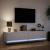 Comodă TV de perete cu lumini LED, alb, 180x31x38 cm GartenMobel Dekor