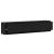 Dulap TV de perete cu lumini LED, negru, 180x31x38 cm GartenMobel Dekor