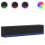 Dulap TV de perete cu lumini LED, negru, 180x31x38 cm GartenMobel Dekor