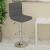 Scaun de bar, gri închis, material textil GartenMobel Dekor