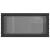 Masă laterală grădină blat sticlă negru 58x27,5x55 cm poliratan GartenMobel Dekor