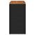 Masă laterală de grădină blat lemn negru 58x27,5x55cm poliratan GartenMobel Dekor
