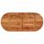 Blat de masă oval, 110x50x3,8 cm, lemn masiv de acacia GartenMobel Dekor