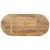 Blat de masă oval, 80x40x2,5 cm, lemn masiv de mango GartenMobel Dekor