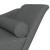 Șezlong cu perne, gri închis, material textil GartenMobel Dekor