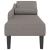Șezlong cu perne, gri taupe, material textil GartenMobel Dekor