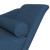 Șezlong cu perne, albastru, material textil GartenMobel Dekor