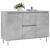 Servantă, gri beton, 104x35x70 cm, lemn prelucrat GartenMobel Dekor
