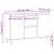Servantă, gri beton, 104x35x70 cm, lemn prelucrat GartenMobel Dekor