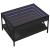 Măsuță de cafea cu LED infinity, negru, 70x50x38 cm GartenMobel Dekor