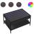 Măsuță de cafea cu LED infinity, negru, 70x50x38 cm GartenMobel Dekor