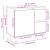 Dulap de baie, stejar sonoma, 65x33x60 cm, lemn prelucrat GartenMobel Dekor
