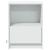 Noptiere cu lumini LED, 2 buc., alb, lemn prelucrat GartenMobel Dekor