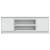 Dulap TV cu LED, alb, 139,5x34x50 cm, lemn prelucrat GartenMobel Dekor