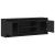 Dulap TV cu LED, negru, 139,5x34x50 cm, lemn prelucrat GartenMobel Dekor
