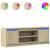 Dulap TV cu LED, stejar sonoma, 139,5x34x50 cm, lemn prelucrat GartenMobel Dekor