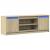 Dulap TV cu LED, stejar sonoma, 139,5x34x50 cm, lemn prelucrat GartenMobel Dekor