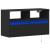 Dulap TV de perete cu lumini LED negru 80x31x45 cm GartenMobel Dekor