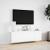 Dulap TV de perete cu lumini LED, alb, 135x31x39,5 cm GartenMobel Dekor