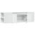 Dulap TV de perete cu lumini LED, alb, 135x31x39,5 cm GartenMobel Dekor