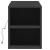 Dulap TV de perete cu lumini LED, negru, 135x31x39,5 cm GartenMobel Dekor
