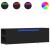 Dulap TV de perete cu lumini LED, negru, 135x31x39,5 cm GartenMobel Dekor