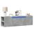 Dulap TV de perete cu lumini LED, gri beton, 135x31x39,5 cm GartenMobel Dekor