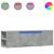 Dulap TV de perete cu lumini LED, gri beton, 135x31x39,5 cm GartenMobel Dekor