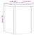 Suporturi de plante 2 buc. gri sonoma 15x15x20cm lemn prelucrat GartenMobel Dekor