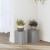 Suporturi de plante 2 buc. gri sonoma 15x15x20cm lemn prelucrat GartenMobel Dekor