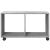 Dulap cu roți, gri beton, 72x33x42,5 cm, lemn prelucrat GartenMobel Dekor