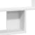 Raft de perete, alb, 100x15x70 cm, lemn prelucrat GartenMobel Dekor